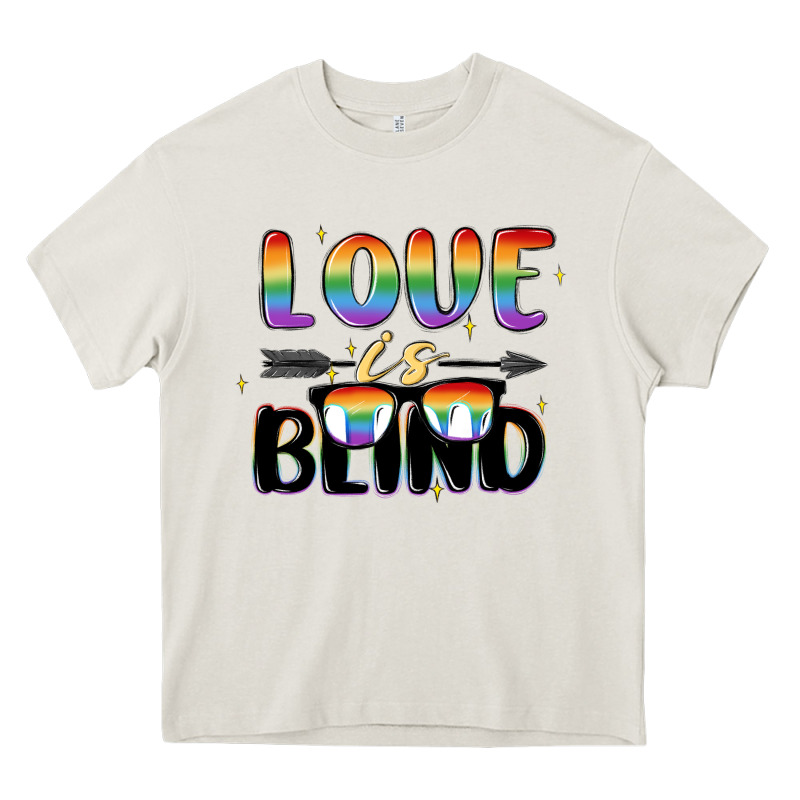 Love Is Blind Heavy Core Tee by MaliasSmallBusiness | Teevron