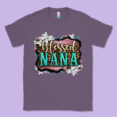 Blessed Nana Classic Tee Designed By Lillyallendesigns