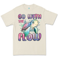 Bone go with flow turtle Premium Tee - MaliasSmallBusiness