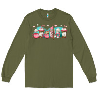 Army Green volleyball coffee cups Long Sleeve Tee - Jasminsmagicworld