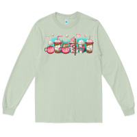 Matcha volleyball coffee cups Long Sleeve Tee - Jasminsmagicworld