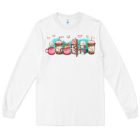 White volleyball coffee cups Long Sleeve Tee - Jasminsmagicworld