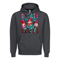 Smoke chillin with my gnomies olivia Zipper Hoodie - OliviaCreatesArt