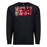 Black love you forever Premium Sweatshirt - FaDigitalArtStudio