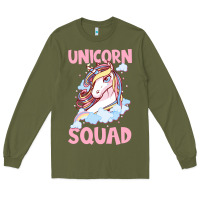 Army Green Unicorn Squad Long Sleeve Tee - Bettercallsaul
