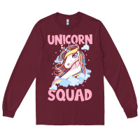 Burgundy Unicorn Squad Long Sleeve Tee - Bettercallsaul