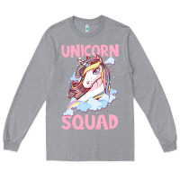 Heather Grey Unicorn Squad Long Sleeve Tee - Bettercallsaul