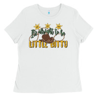 White its alright to be little bitty Ladies Tee - MaliasSmallBusiness