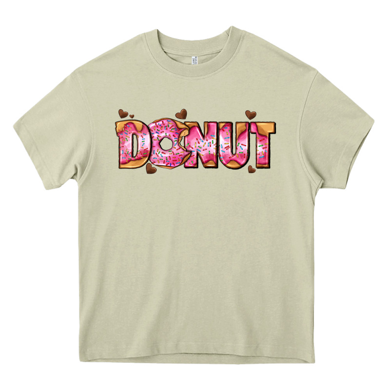 Donut With Donut And Hearts Heavy Core Tee by AdoDesignShop | Teevron