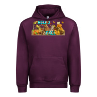Mauve Wine Hello Fall Rabbit Urban Hoodie - LillyAllenDesigns