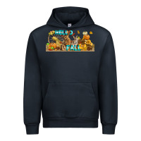 Navy Hello Fall Rabbit Urban Hoodie - LillyAllenDesigns