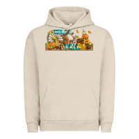 Pigment French Oak Hello Fall Rabbit Urban Hoodie - LillyAllenDesigns
