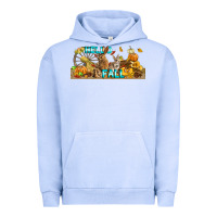 Pigment Grape Ice Hello Fall Rabbit Urban Hoodie - LillyAllenDesigns