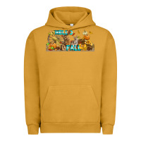 Pigment Peanut Butter Hello Fall Rabbit Urban Hoodie - LillyAllenDesigns