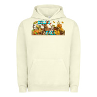 Pigment Pistachio Hello Fall Rabbit Urban Hoodie - LillyAllenDesigns