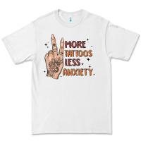 White more tattoos less anxiety Premium Tee - MaliasSmallBusiness