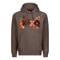 Coffee Rooster Valentine's Day xoxo Premium Hoodie - FaDigitalArtStudio