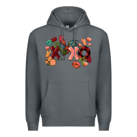 Rock Rooster Valentine's Day xoxo Premium Hoodie - FaDigitalArtStudio