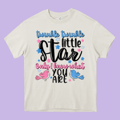 Twinkle Twinkle Little Star Heavy Core Tee Designed By Maliassmallbusiness