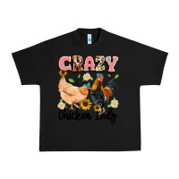Black crazy chicken lady Urban Heavy Tee - Artiststas