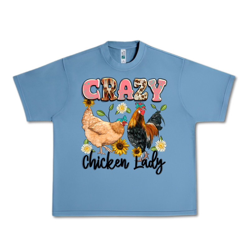 Crazy Chicken Lady Urban Heavy Tee by Artiststas | Teevron
