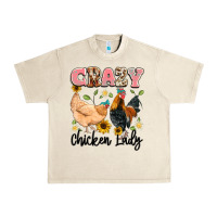 Sandshell crazy chicken lady Urban Heavy Tee - Artiststas