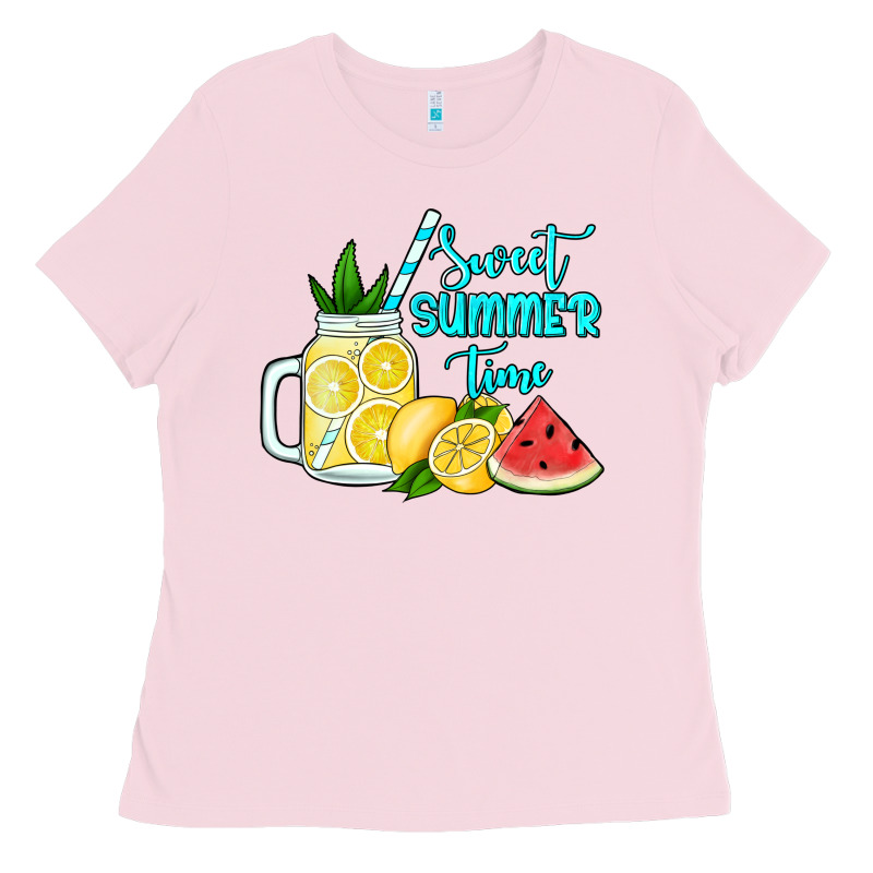 Sweet Summer Time No Background Ladies Tee by Jasminsmagicworld | Teevron