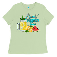 Matcha sweet summer time no background Ladies Tee - Jasminsmagicworld