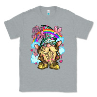 Best Mom Gnome Rainbow Clouds Butterfly Glitter Classic Tee | Teevron