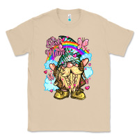 Mushroom best mom gnome rainbow clouds butterfly glitter Classic Tee - LillyAllenDesigns
