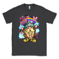 Smoke best mom gnome rainbow clouds butterfly glitter Classic Tee - LillyAllenDesigns