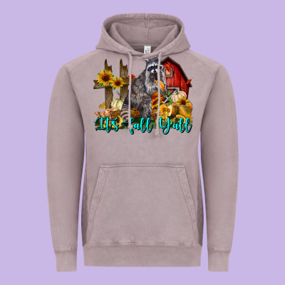 It's Fall Y'all Vintage Hoodie Designed By Lillyallendesigns