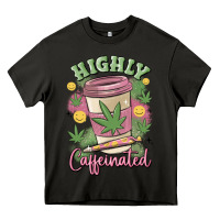 Asphalt highly caffeinated Heavy Core Tee - MaliasSmallBusiness