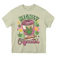 Mossy highly caffeinated Heavy Core Tee - MaliasSmallBusiness