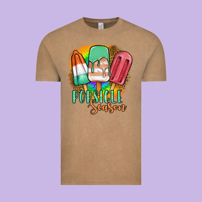 Popsicle Season Vintage Tee Designed By Jahusdesignshop