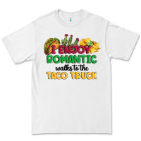 White i enjoy romantic walks to the taco truck Premium Tee - MaliasSmallBusiness