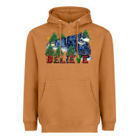 Meerkat believe polar express christmas trees Heavyweight Hoodie - FaDigitalArtStudio