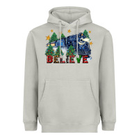 Moon Dust believe polar express christmas trees Heavyweight Hoodie - FaDigitalArtStudio