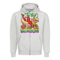 Tis The Season Mardi Gras Olivia Zipper Hoodie | Teevron