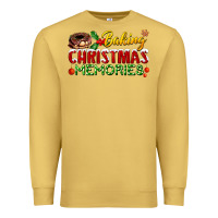 Antique Gold baking christmas memories Premium Sweatshirt - FaDigitalArtStudio