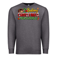 Charcoal Heather baking christmas memories Premium Sweatshirt - FaDigitalArtStudio