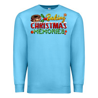 Ocean Blue baking christmas memories Premium Sweatshirt - FaDigitalArtStudio