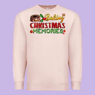 Baking Christmas Memories Premium Sweatshirt Designed By Fadigitalartstudio
