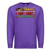 Purple baking christmas memories Premium Sweatshirt - FaDigitalArtStudio