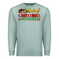 Seafoam baking christmas memories Premium Sweatshirt - FaDigitalArtStudio