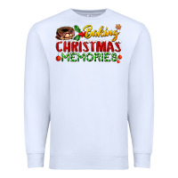 White baking christmas memories Premium Sweatshirt - FaDigitalArtStudio