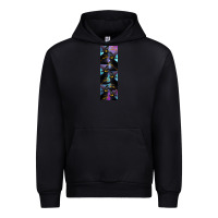 Black Black Cat Halloween Urban Hoodie - LillyAllenDesigns