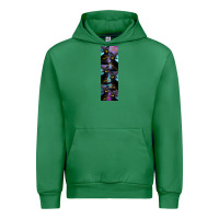 Emerald Black Cat Halloween Urban Hoodie - LillyAllenDesigns