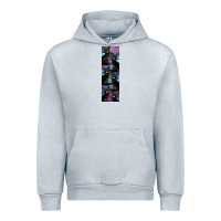 Heather Grey Black Cat Halloween Urban Hoodie - LillyAllenDesigns