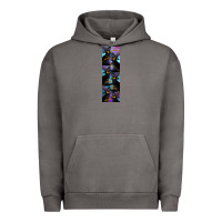 Pigment Tornado Black Cat Halloween Urban Hoodie - LillyAllenDesigns